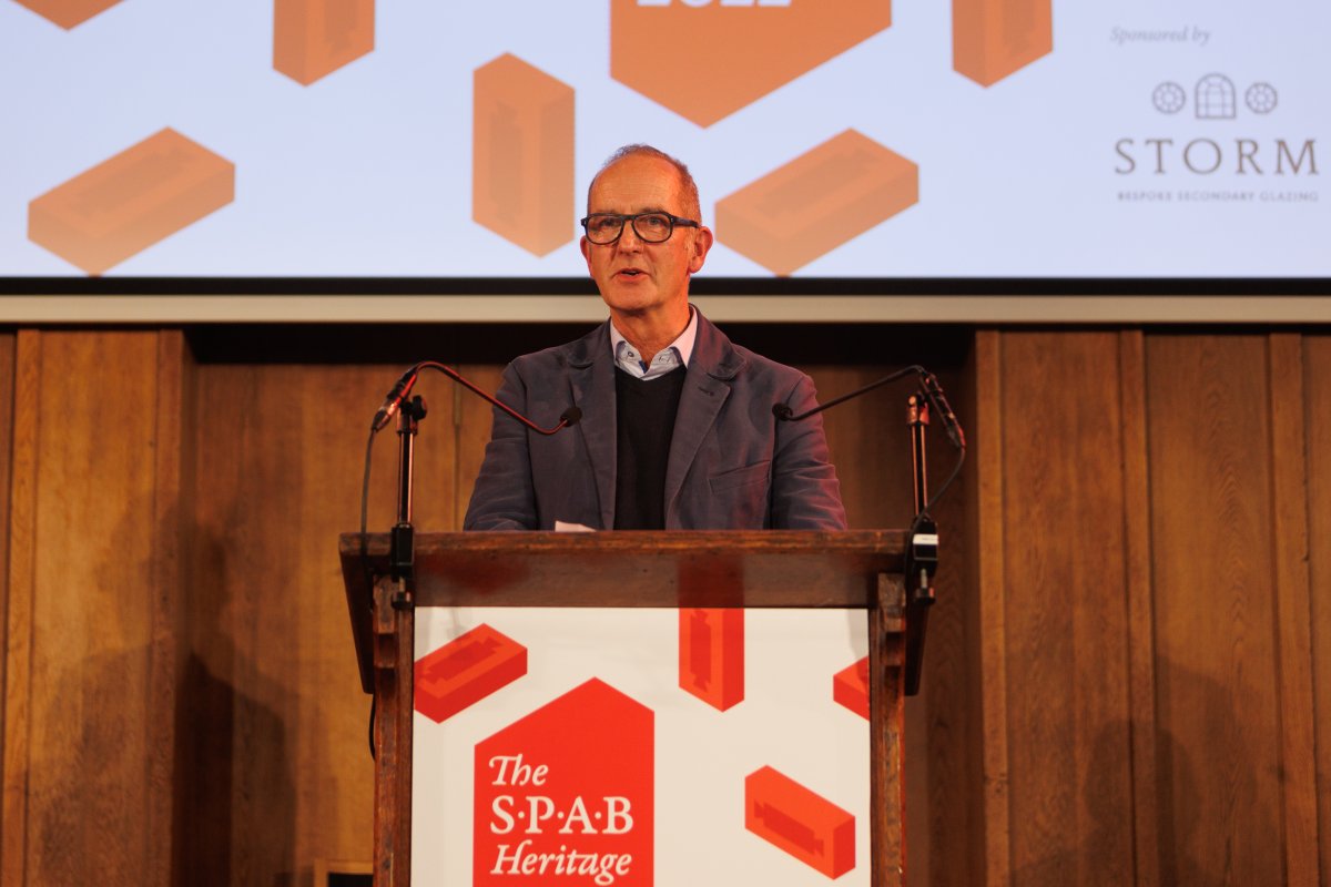 Kevin McCloud at the SPAB Awards Ceremony 2022