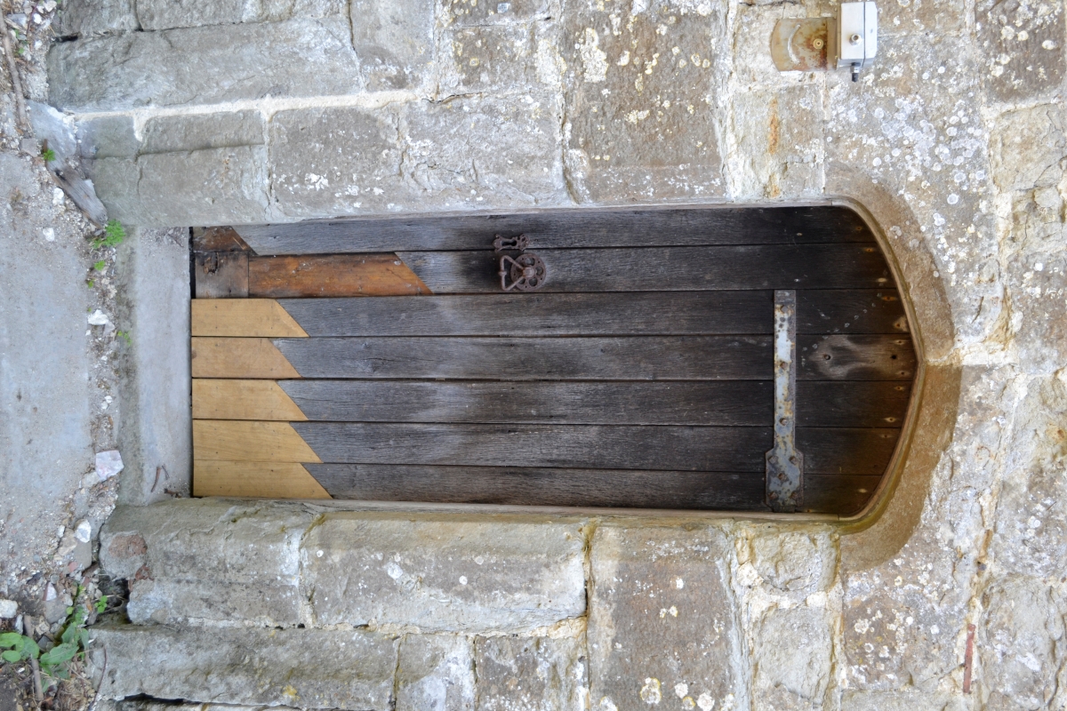 Door repair in progress at Old House Project