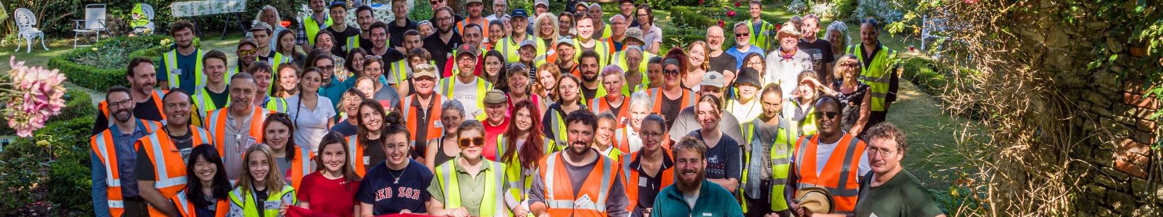 Group shot of the 2022 Boxley Working Party