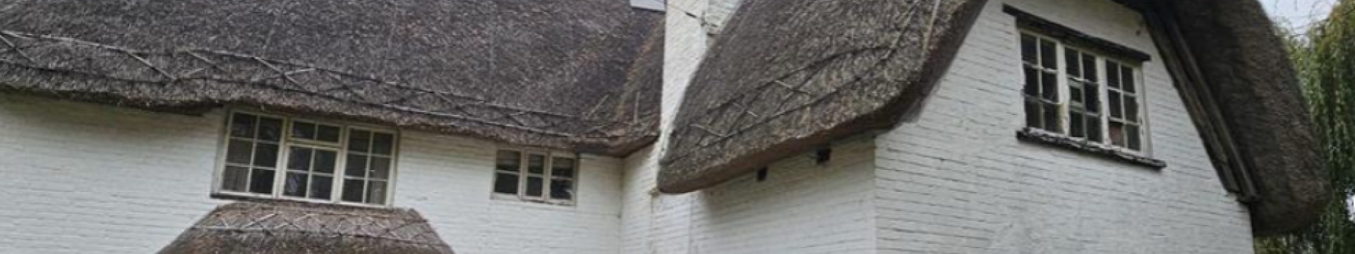Semi-detached thatched cottage
