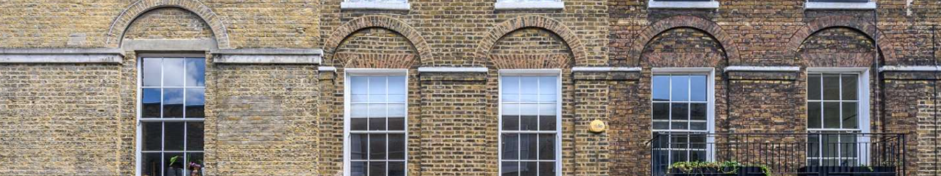 terraced house with shop front