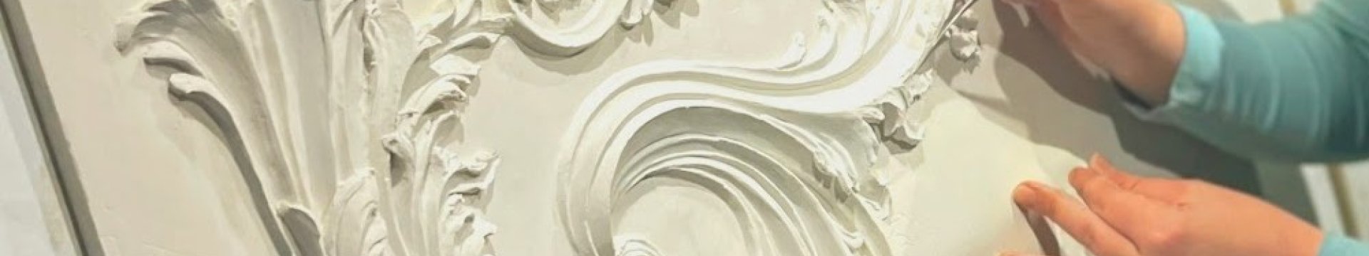 Ornamental plastering (crop) ©Dolcie Ross Keogh SPAB Ireland