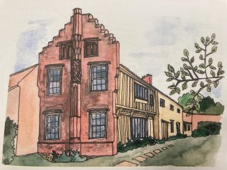 Methwold Old Vicarage Scholarship sketchbook ©Liberty Watts