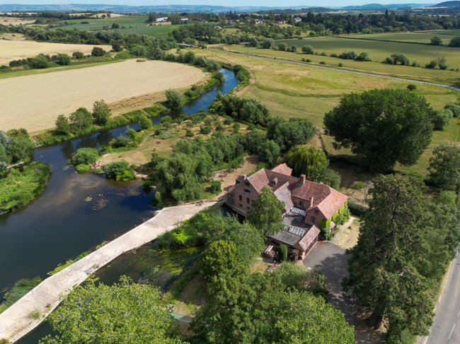 Fladbury Mill 3 aerial © John Barker Photography