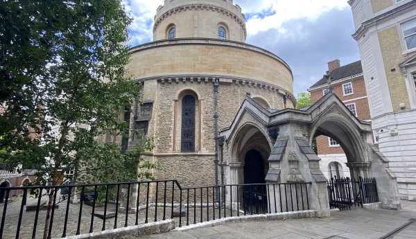 Temple Church west portico